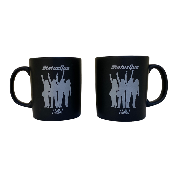 Hello! Black Mug