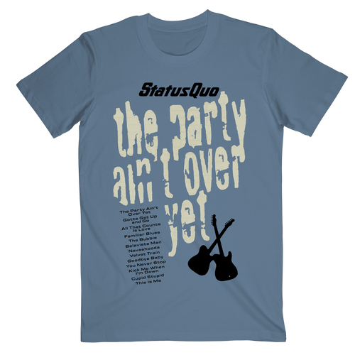 The Party Ain't Over Tracklisting Tee