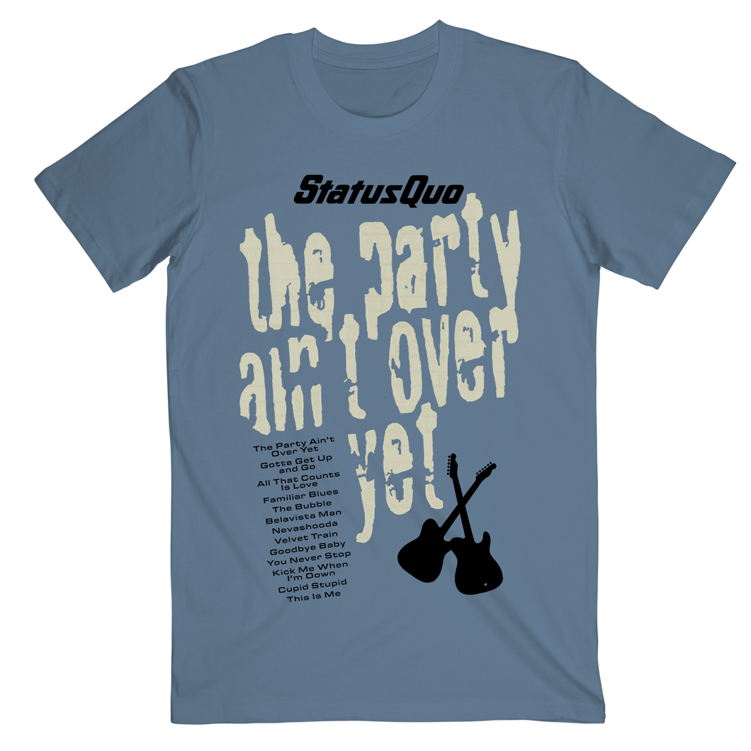 The Party Ain't Over Tracklisting Tee