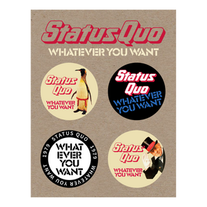 'Whatever You Want' 45th Year Anniversary Badge Set