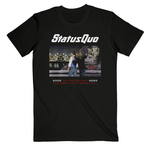 The Party Aint Over Black Tour Tee