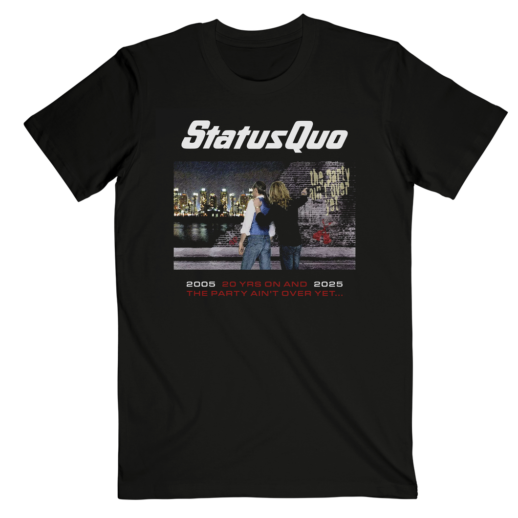The Party Aint Over Black Tour Tee